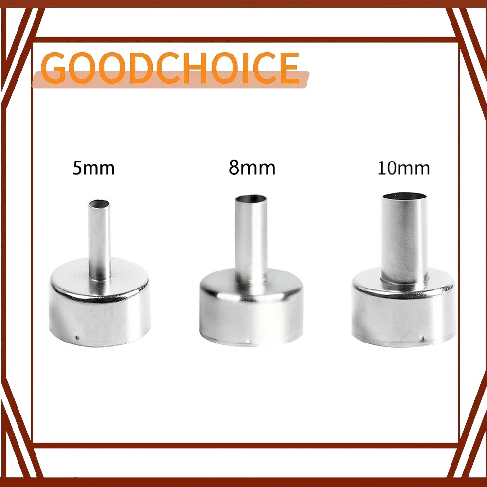 GOODCHOICE หัวฉีดเชื่อมมัลติฟังก์ชั่นหัวฉีดสแตนเลสสําหรับ 858 858D 868D การบัดกรี