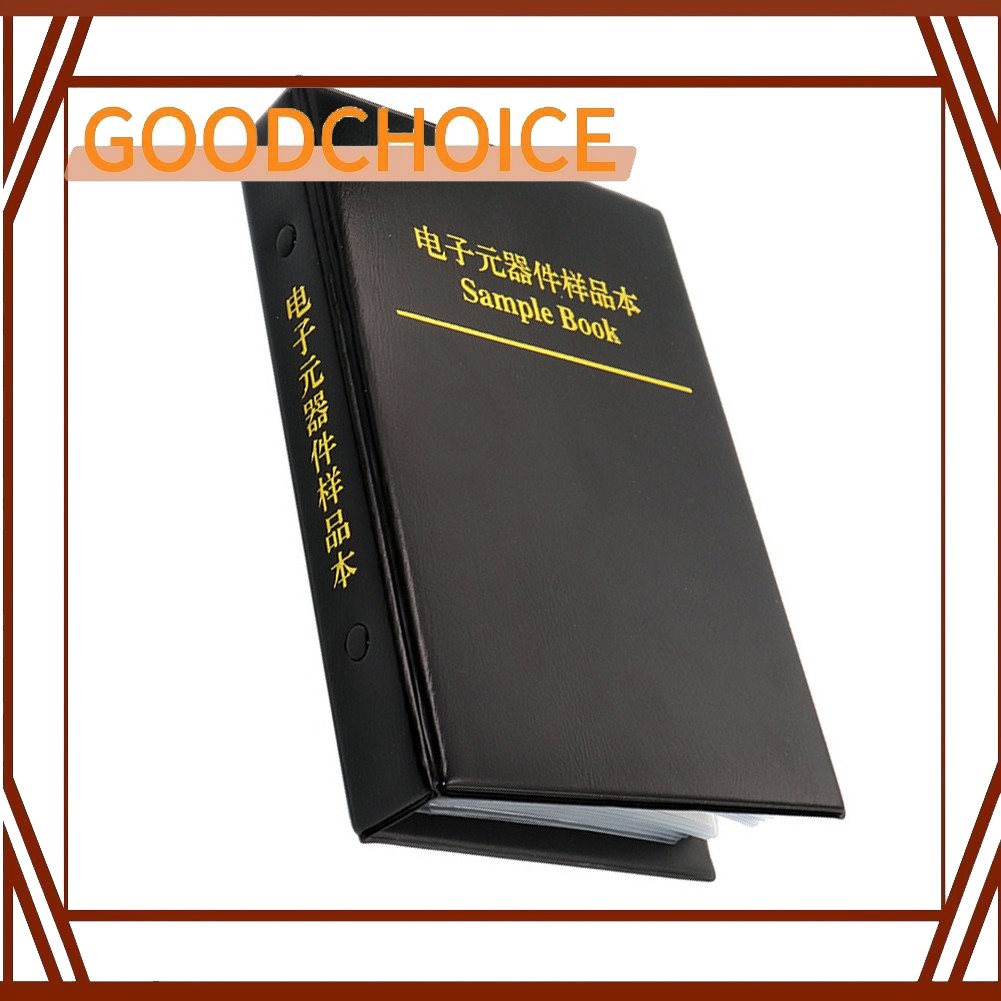 GOODCHOICE 0402 สําหรับ SMD Resistor Kit 1% Resistor Assortment Boxed Book คละโฟลเดอร์
