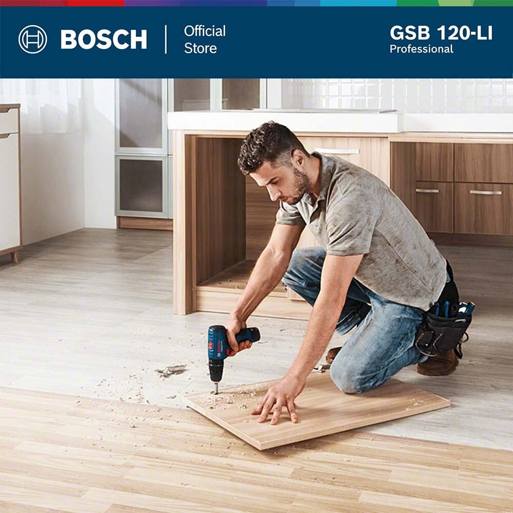 BOSCH สว่านกระแทกไร้สาย 12V GSB 120 Li (ชุด 1 แบต พร้อมที่ชาร์จ) - รูปที่ 3
