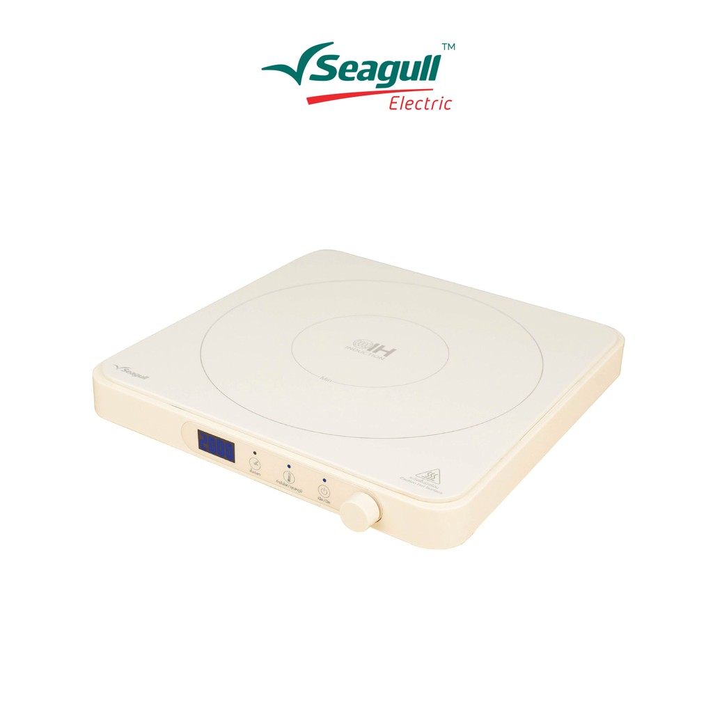 Seagull เตาแม่เหล็กไฟฟ้า รุ่นโมเดิร์น (สีครีม)  Modern Induction Cooker เตาไฟฟ้า เตาแม่เหล็ก เตาอินดักชั่น เตาinduction