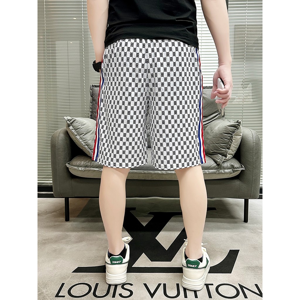 CD HOME กางเกงขาสั้น กางเกงลำลอง แฟชั่นน่ารัก สามารถสวมใส่ได้ทั้งชายหญิง ลวดลายสมัยใหม่ใส่สบายเนื้อผ้าดีQC-DK8025