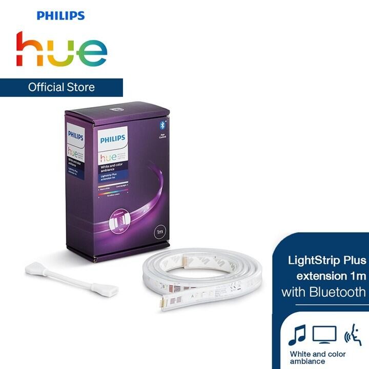 Philips Hue LightStrip Plus extension with Bluetooth ไฟเส้นเปลี่ยนสีอัจฉริยะ สำหรับต่อเพิ่ม ยาว 1เมตร เชื่อมต่อบลูทูธได้