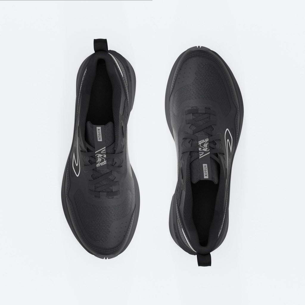 รองเท้าวิ่งและวิ่งเทรลสำหรับผู้ชายรุ่น JF 190 Grip (สีดำ) - ดำรมควัน,ดำรมควัน,เทา | Men's Running and Trail Running Shoe - รูปที่ 5