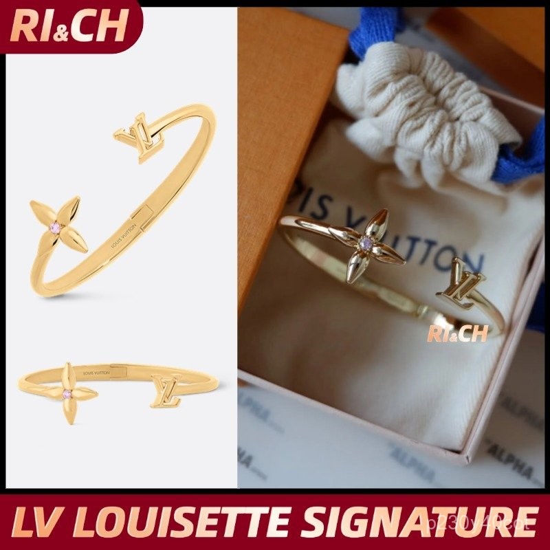 # Rich Louis Vuitton LV กำไลข้อมือ Louisette Signature Bracelet สร้อยข้อมือ