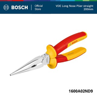 BOSCH คีมตัดปากแหลมกันไฟ VDE 200 มม.