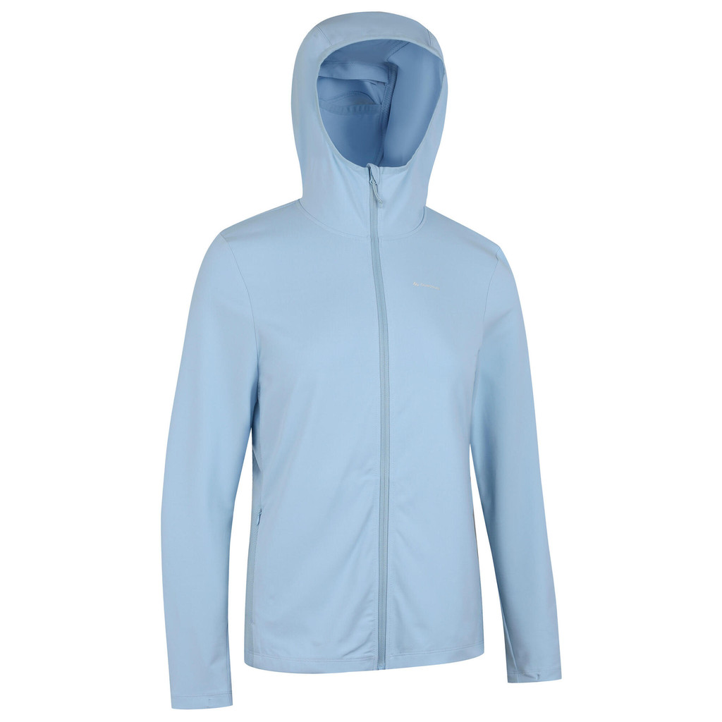 เสื้อแจ็คเก็ตสำหรับผู้หญิงรุ่น Helium 500 KNIT - ฟ้าชวนฝัน | Helium 500 KNIT Women - Dreamy Blue