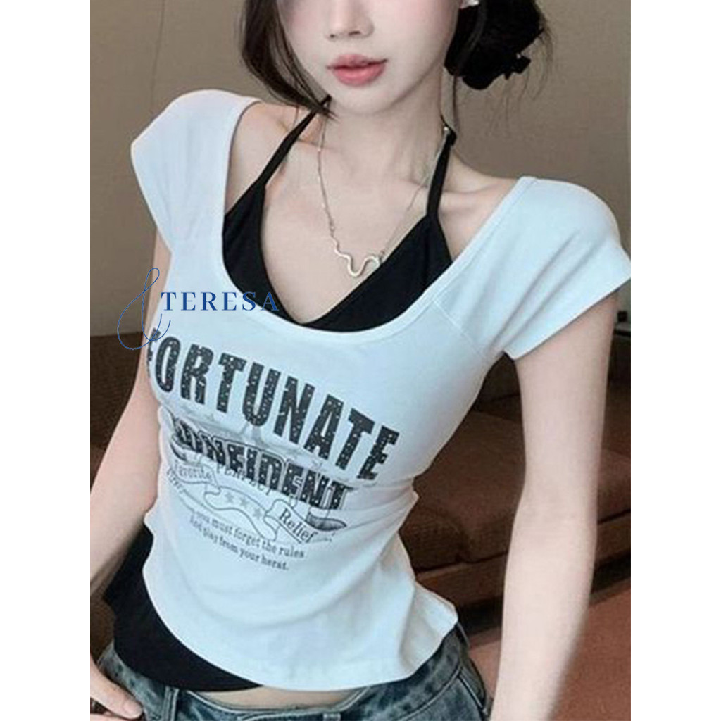 เสื้อยืด ดีไซน์เก๋ ลุคสาวแซ่บไม่โป๊เกิน
