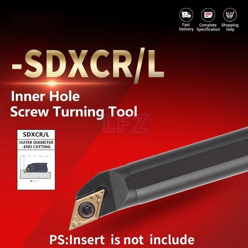 1pc S08K/S10K/S12M/S16Q/S20R/S25S SDXCR SDXCL CNC เครื่องมือบาร์รูในเครื่องมือน่าเบื่อใช้ได้กับ DCMT