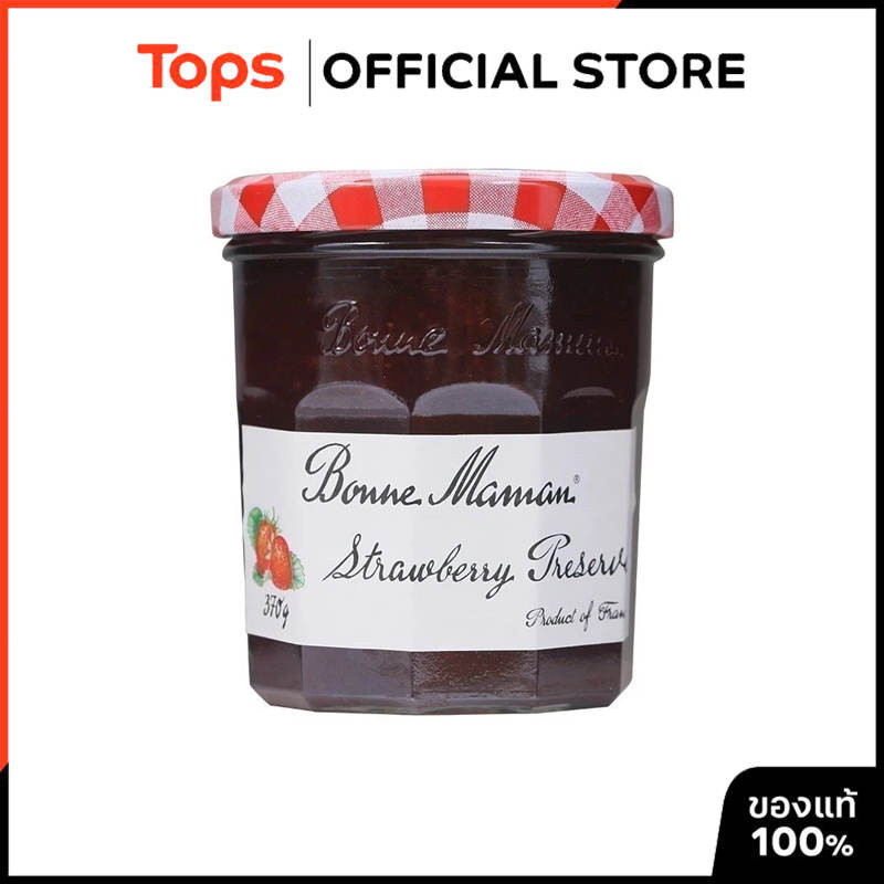 BONNE MAMAN บอนน์มาม็องแยมสตรอเบอร์รี่ 370กรัม [3045320077681]