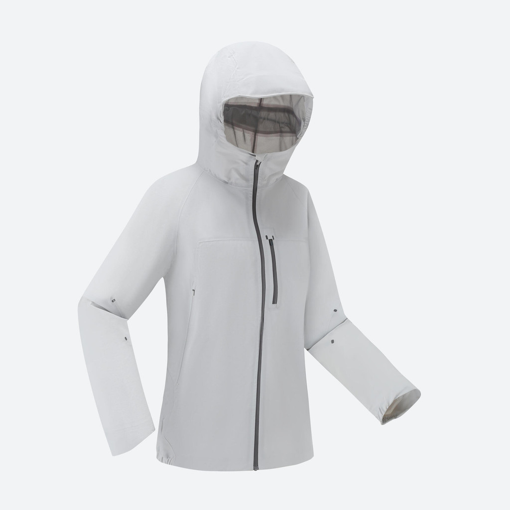 เสื้อแจ็คเก็ตสำหรับผู้หญิงรุ่น MH500 Light - เทาจันทรคติ | MH500 LIGHT JACKET WOMEN - Lunar Grey