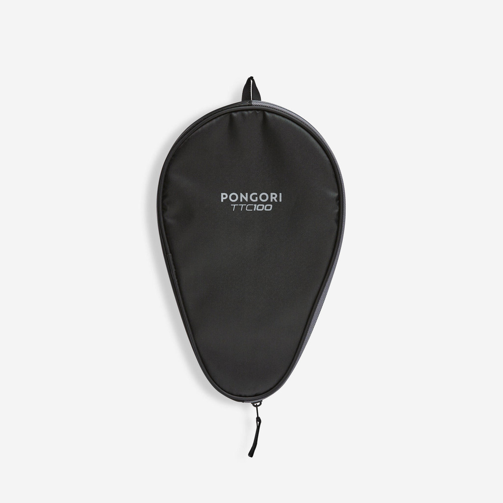 กระเป๋าใส่ไม้ปิงปองรุ่น TTC 100 (สีดำ/เทา) - ดำรมควัน,เทาเหล็ก | Table Tennis Bat Cover TTC 100 - Black/Grey - Iron Grey