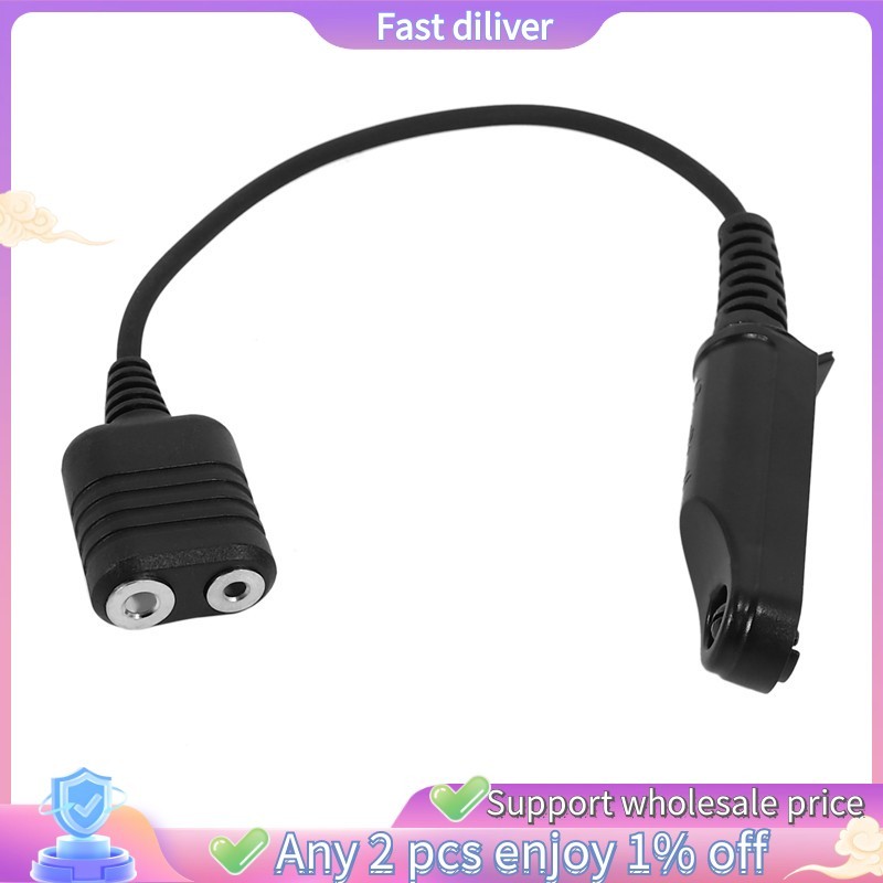 TD อะแดปเตอร์สายสัญญาณเสียงสําหรับ Baofeng UV-XR UV-9R Plus UV-5R BF-888S UV-82 UV-S9 Walkie Talkie 