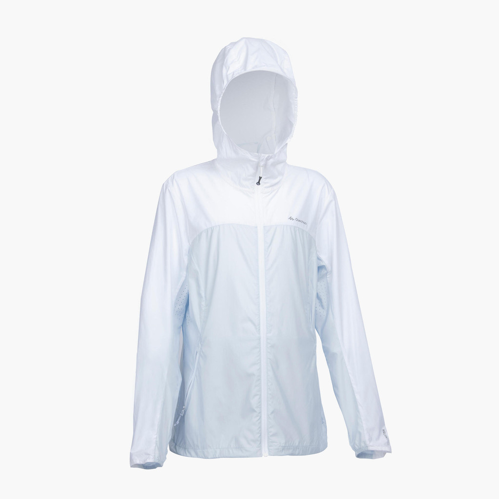 เสื้อแจ็คเก็ตผู้หญิงรุ่น HELIUM SUN 500 - ฟ้าละมุน | Women’s Hiking UV protection jacket  - HELIUM 5