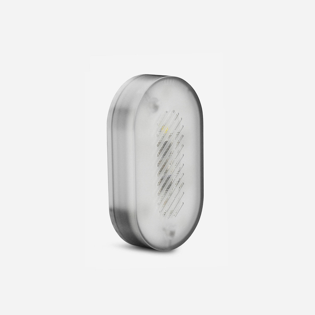 ไฟหน้า/หลังสำหรับติดจักรยานแบบ USB รุ่น SL510 (สีดำ) - ดำรมควัน | Front/Rear USB Clip Bike Light SL5