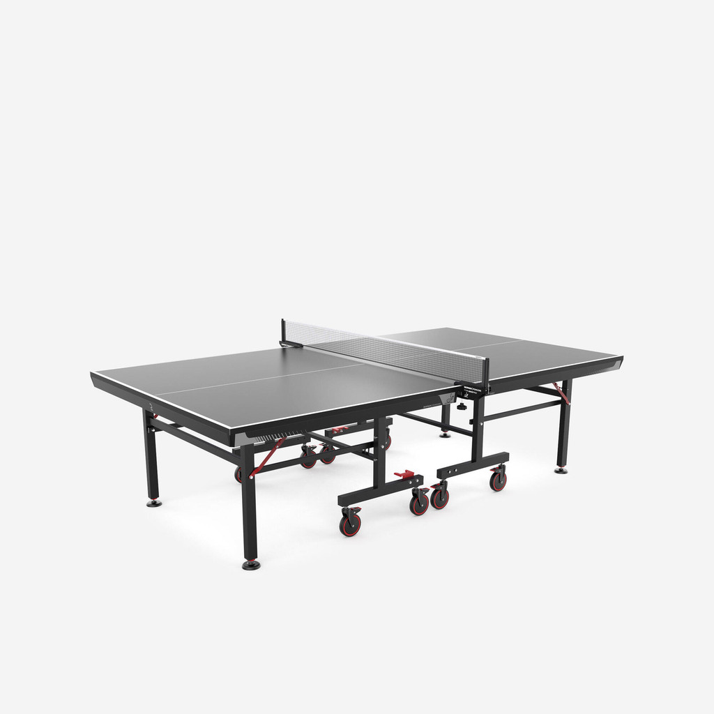 Table de tennis de table intérieure club agréée ITTF, TTT 930 Noir - ดำแกรไฟท์ | Compact Indoor Tabl