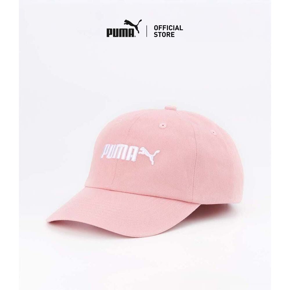 PUMA BASICS - หมวกแก๊ป Essentials No. 2 Logo สีชมพู  - 02288506