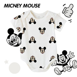 ชุดเด็กอ่อน บอดี้สูทขาเว้า A ผ้าโปร่ง ไม่ร้อน นุ่มนิ่ม ใส่สบ…