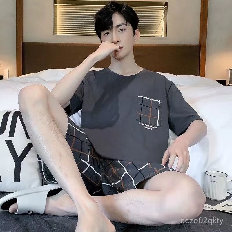 【สินค้าใหม่】ชุดนอนแขนสั้นการ์ตูนชินจัง ผ้าฝ้ายฤดูร้อน สัมผัสสบาย ชุดอยู่บ้านสำหรับผู้ชาย สไตล์ทันสมัย ขนาดใหญ่สำหรับวัยร - รูปที่ 6