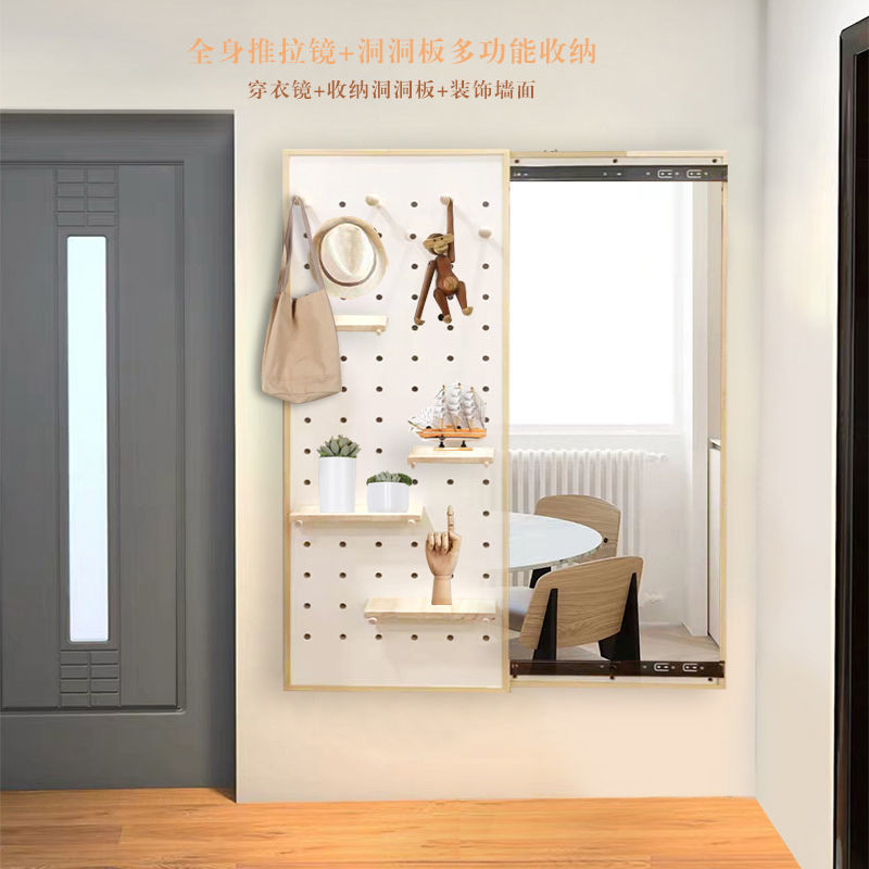 คอนแทคเลนส์ กระจกสามารถปิดได้ กระจกแต่งตัวแบบซ่อนติดผนังทางเข้าห้องนอน กระจกตั้งพื้นพร้อมกระจกติดตั้