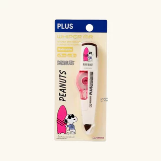 เทปลบคำผิด PLUS 5mmx6m ลาย สนูปี้ Snoopy สามารถเปลี่ยนรีฟิลได้ (จำนวน1อัน)