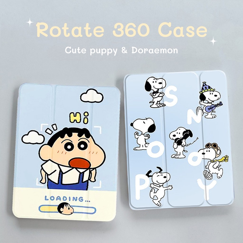 หมุนได้ 360 องศา สําหรับ เคสไอเเพด Pro11 gen11 gen10 air6 air7 air5 ipad case gen6/5/7/8/9 แอร์9.7 เจน10.2เคส ใส่ปากกาได