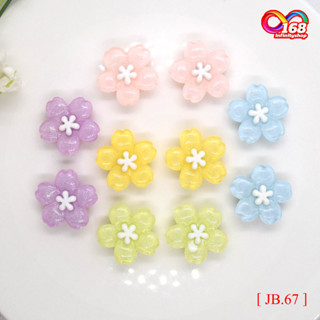 เซ๊ต 8 ชิ้น/10 ชิ้น#jibbitz เช็ตดอกไม้🇹🇭ร้านไทย#จิบบิท#ติดรอ…