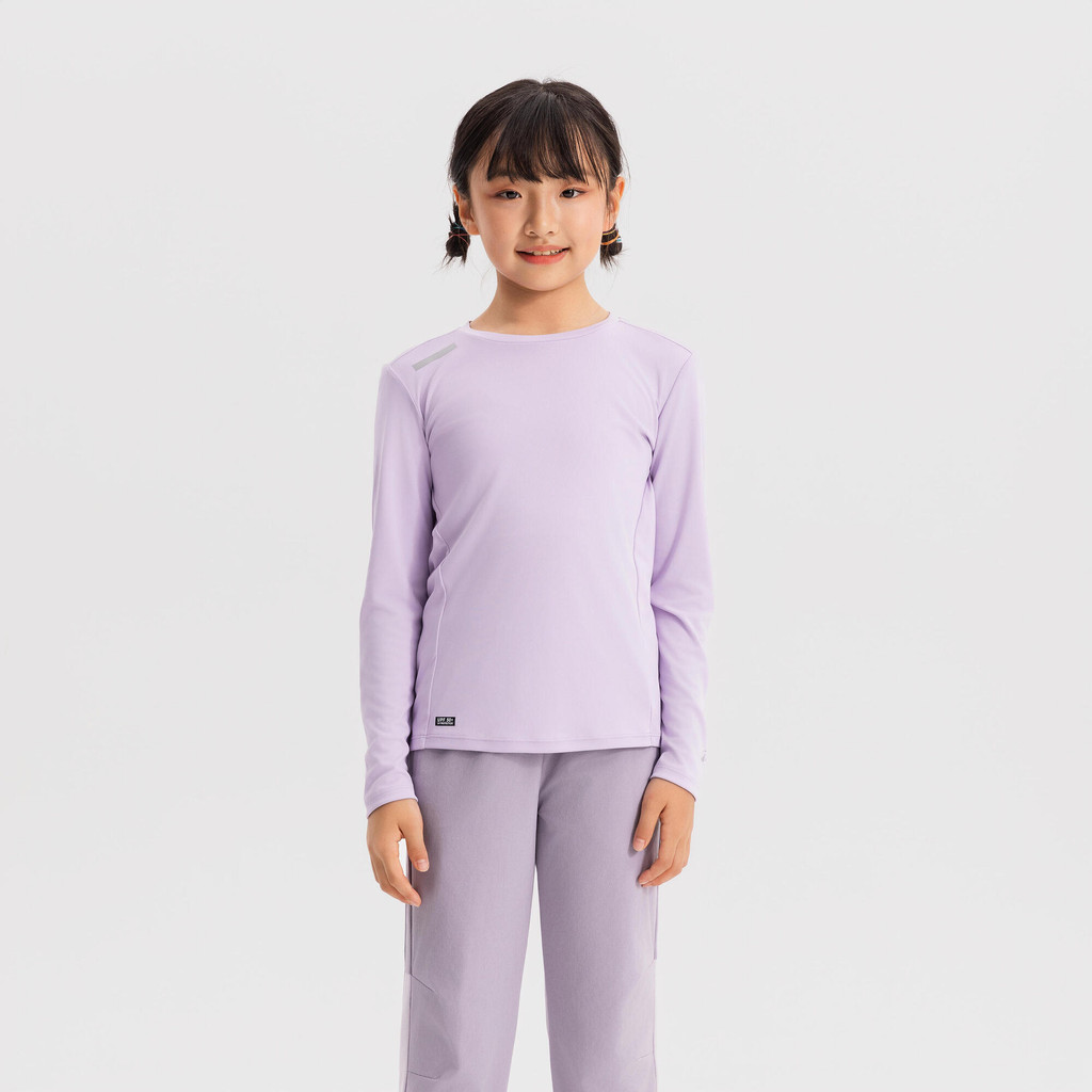 เสื้อยืดแขนยาวกันยูวีรุ่น AT 300 - ม่วงไลแลค | UV-Protection Long-Sleeved T-Shirt AT 300 - Lilac Pur