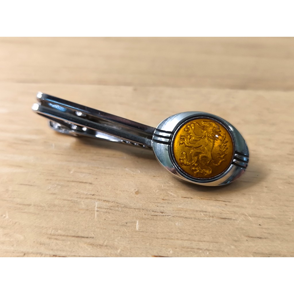 คลิปหนีบเนดไทด์ สแตนเลส รูป สิงโตยืน Tie Bar / Tie Clip