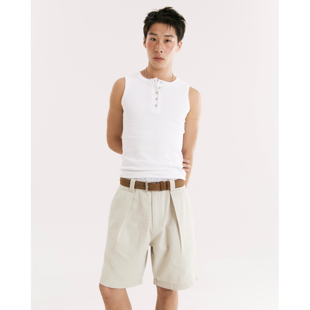 REEVE TANK TOP - เสื้อกล้ามกระดุมหน้า