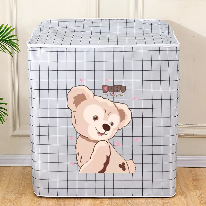 ผ้าคลุมเครื่องซักผ้ากึ่งอัตโนมัติ แบบถังคู่ กันน้ำและกันแดด ใช้ได้ทั่วไปกับ Royalstar และยี่ห้ออื่นๆ - รูปที่ 5