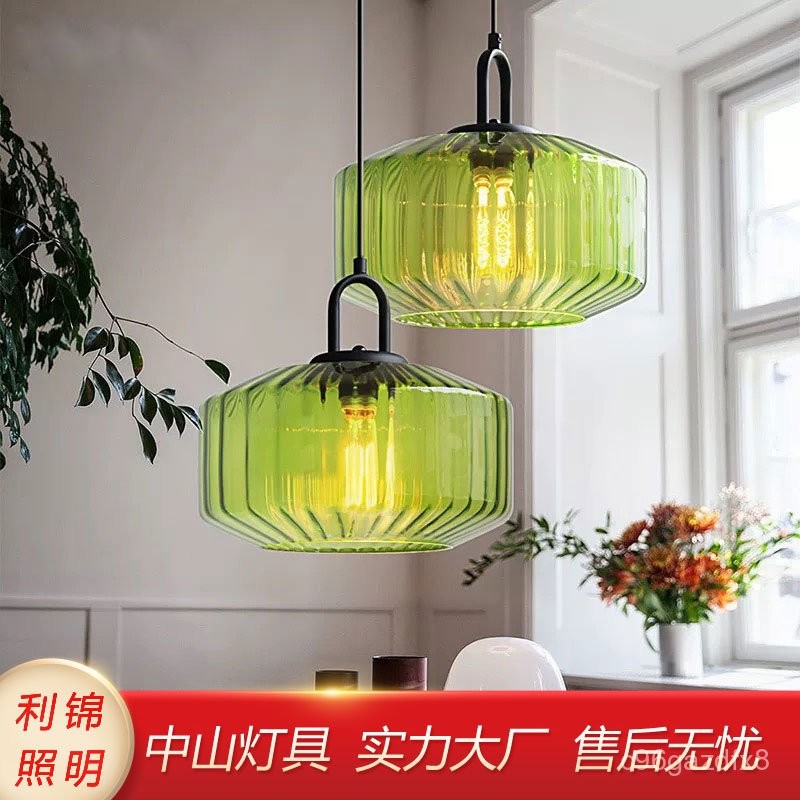 โคมไฟห้อยแก้วมินิมอลสมัยใหม่สำหรับร้านอาหาร คาเฟ่ ห้องนอน บาร์ ห้องนั่งเล่น วิลล่า ห้องประชุม เมมฟิส