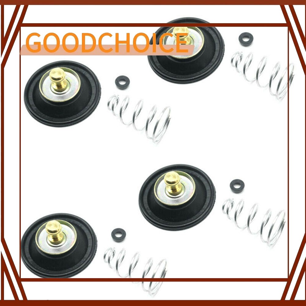 4x สําหรับ Honda CB400T GL500 GL1100 คาร์บูเรเตอร์ Air ตัด-ปิดวาล์วไดอะแฟรมฤดูใบไม้ผลิ