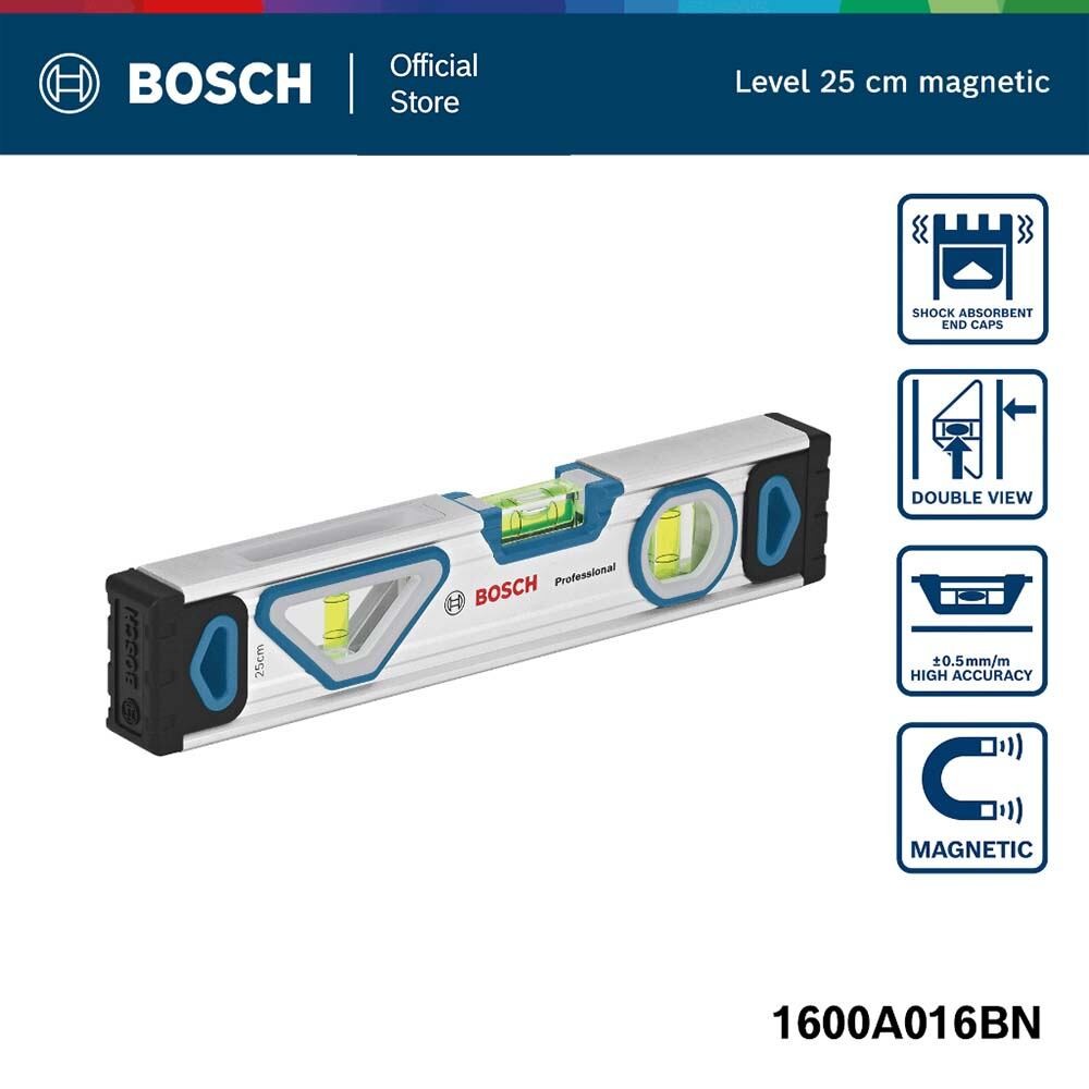 BOSCH 25 cm level ระดับน้ำ ขนาด 25 ซม