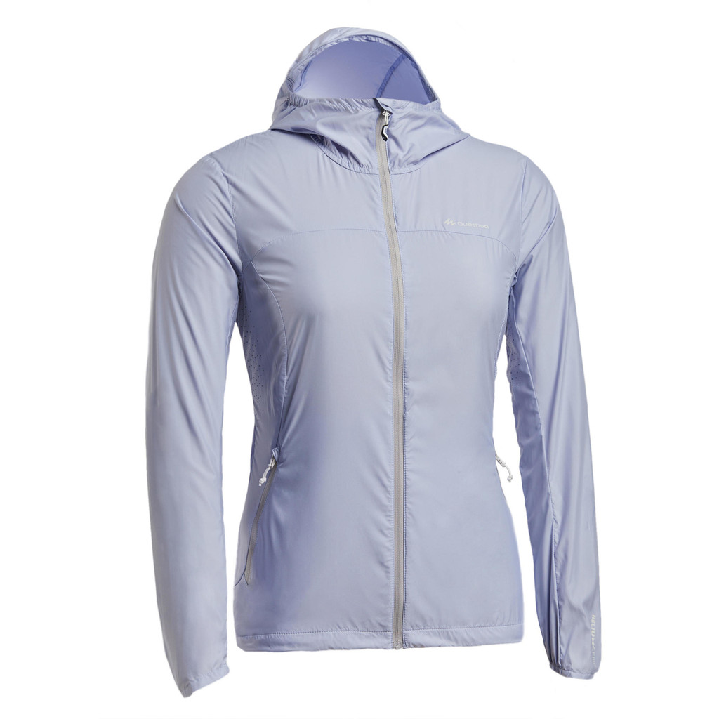 เสื้อแจ็คเก็ตผู้หญิงรุ่น HELIUM SUN 500 - ม่วงสวีท | Women’s Hiking UV protection jacket  - HELIUM 5
