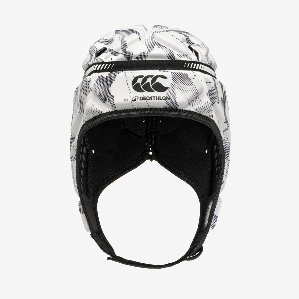 หมวกรักบี้สำหรับผู้ใหญ่รุ่น R500 (สีเบจ) - ดำรมควัน,เบจไข่มุก | Adult Rugby Scrum Cap R500 - Beige - Pearl Beige,smoked