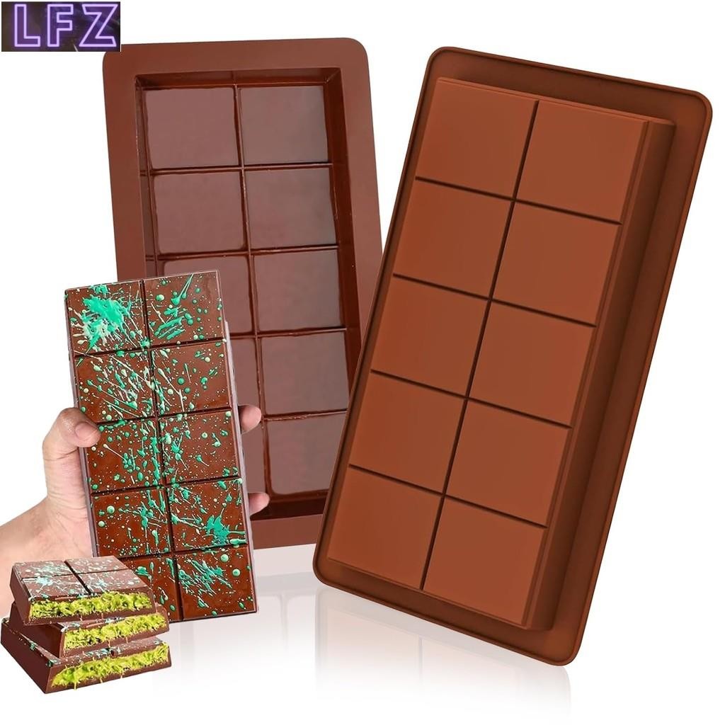 ซิลิโคนช็อกโกแลต Mould Break Apart Wax Melt Mould Easy Release 5 ประเภทแม่พิมพ์ช็อกโกแลต Make DIY No