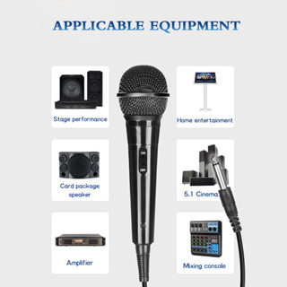 Wired microphon ไมโครโฟนแบบมีสายสำหรับลำโพงบลูทูธ ไมโครโฟนคา…