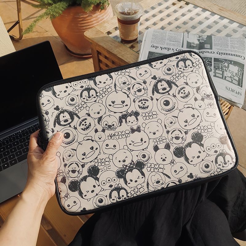 🔥กระเป๋าใส่โน๊ตบุ๊ค ซองใส่ Macbook Pro Air 13 14 16 ซองกันกระแทก Matebook 15 ถุงกันรอย ขนาดพอดี กันน้ำเบาๆ