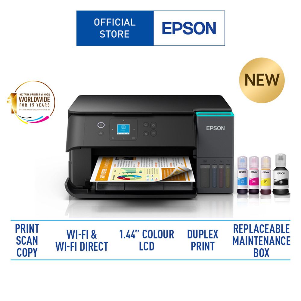 Epson EcoTank L4360  Ink Tank Printer (Print, Scan, Copy)  ( ปริ้นเตอร์ )