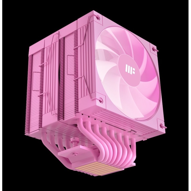 metalfish ZH3000 พัดลมระบายความร้อนแบบทาวเวอร์คู่ ARGB 6 ฮีทไปป์ ความสูง 155 มม. รองรับเคสสูง 160 มม