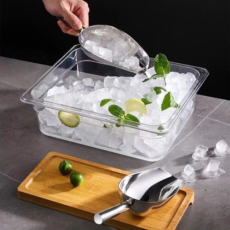 MY COFFEE💗ที่ตักน้ำแข็ง ที่ตักอเนกประสงค์ ตักข้าวสาร อาหารแห้ง วัสดุสแตนเลสอย่างดี ทนทาน ใช้งานได้นาน CGGP - รูปที่ 4