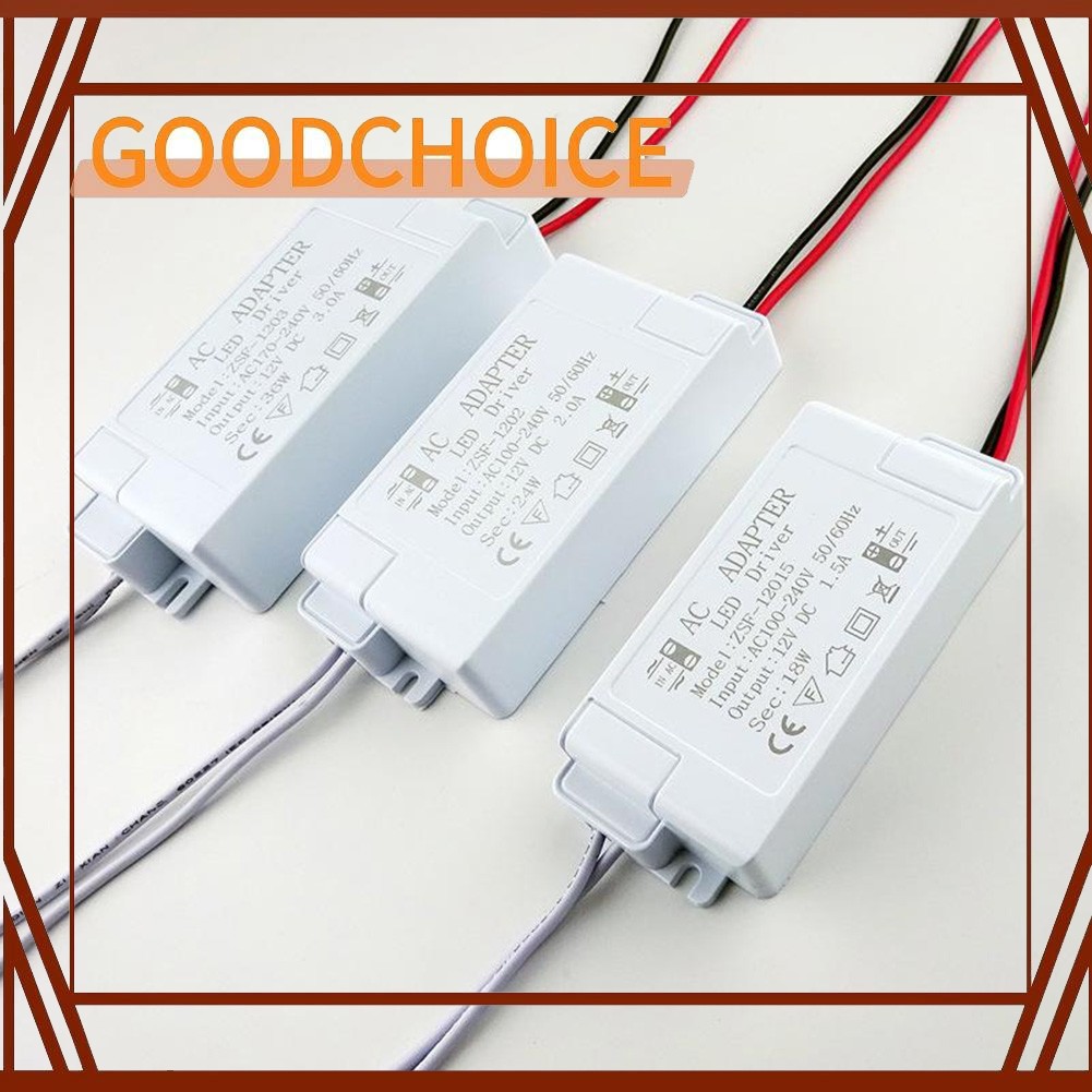 【Good】LED Driver Adapter AC 220 -240V To DC 12V Transformer Power-Supply LED-Strip【Ready Stock】