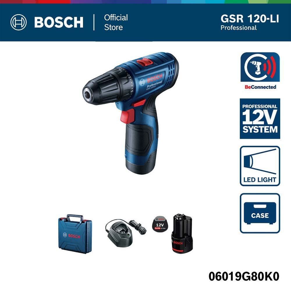 Bosch GSR 120-LI สว่านไร้สาย