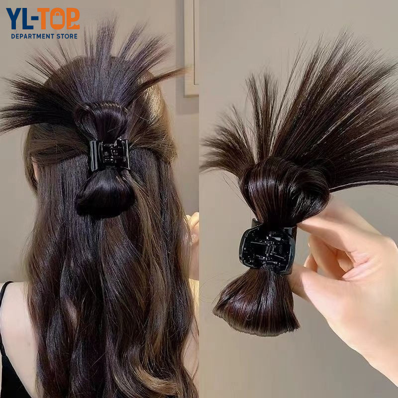 กิ๊บหนีบผมปลอม สไตล์เกาหลี - แอร์พีช/แฮร์พีช ผมสูง - เสกผมสวย ผมดูหนา G2759