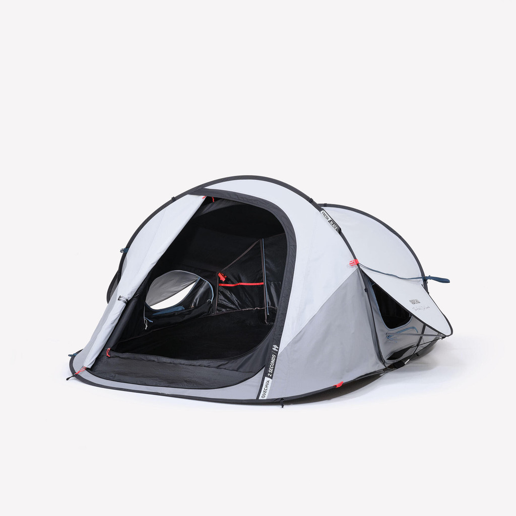 เต็นท์รุ่น 2 SECONDS FRESH&BLACK สำหรับ 2 คน - ขาวหิมะ | Camping tent 2 Seconds - 2-Person - Fresh&B