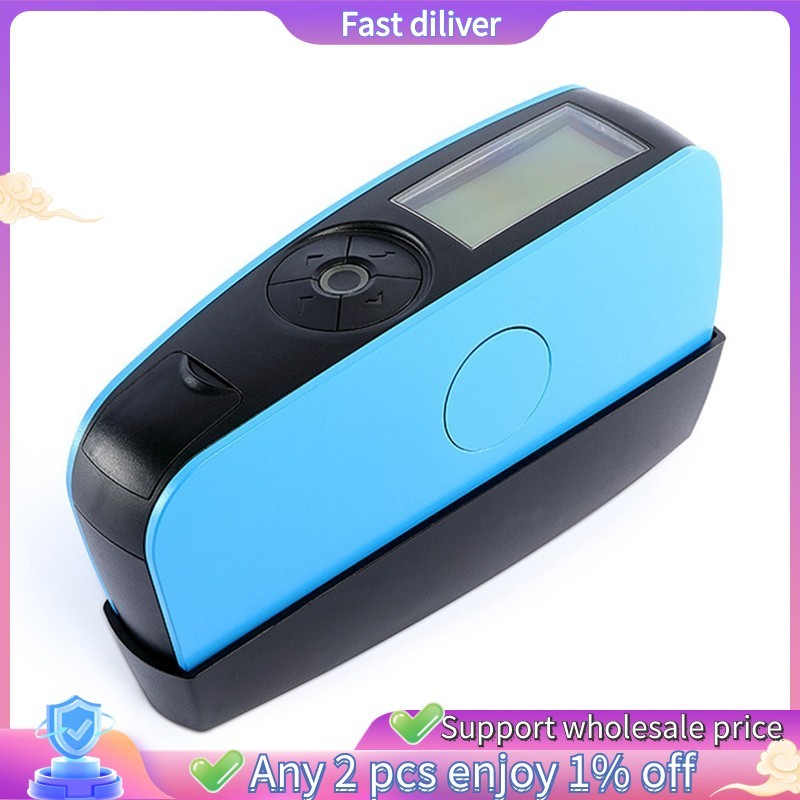 YG60S 60 องศาเศรษฐศาสตร์ Gloss Meter Glossmeter 0 ถึง 200GU พร้อมการคํานวณอัตโนมัติสําหรับสีหมึกเซรา