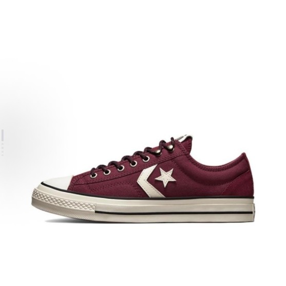 Converse Star Player 76 Low Help Wine Red ของแท้ 100%
