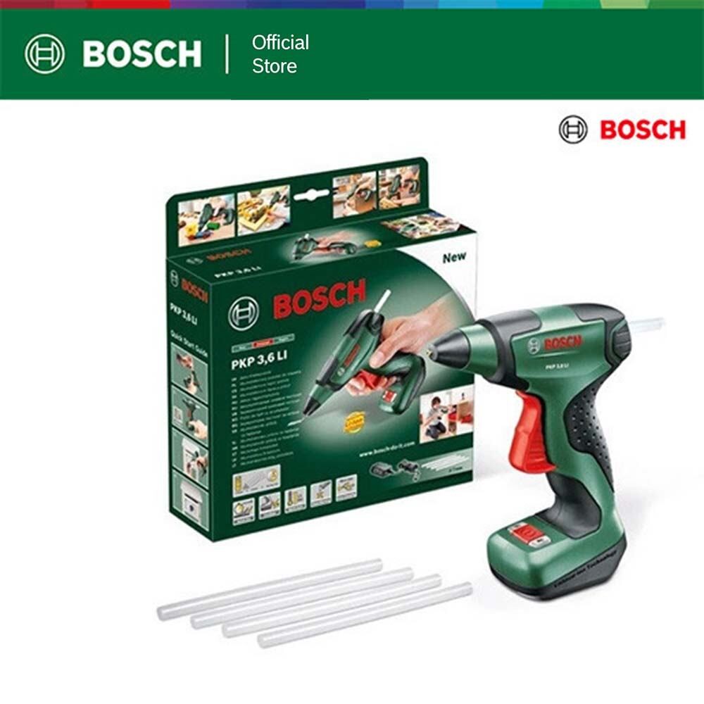 BOSCH ปืนยิงกาวร้อนไร้สาย รุ่น PKP3.6LI