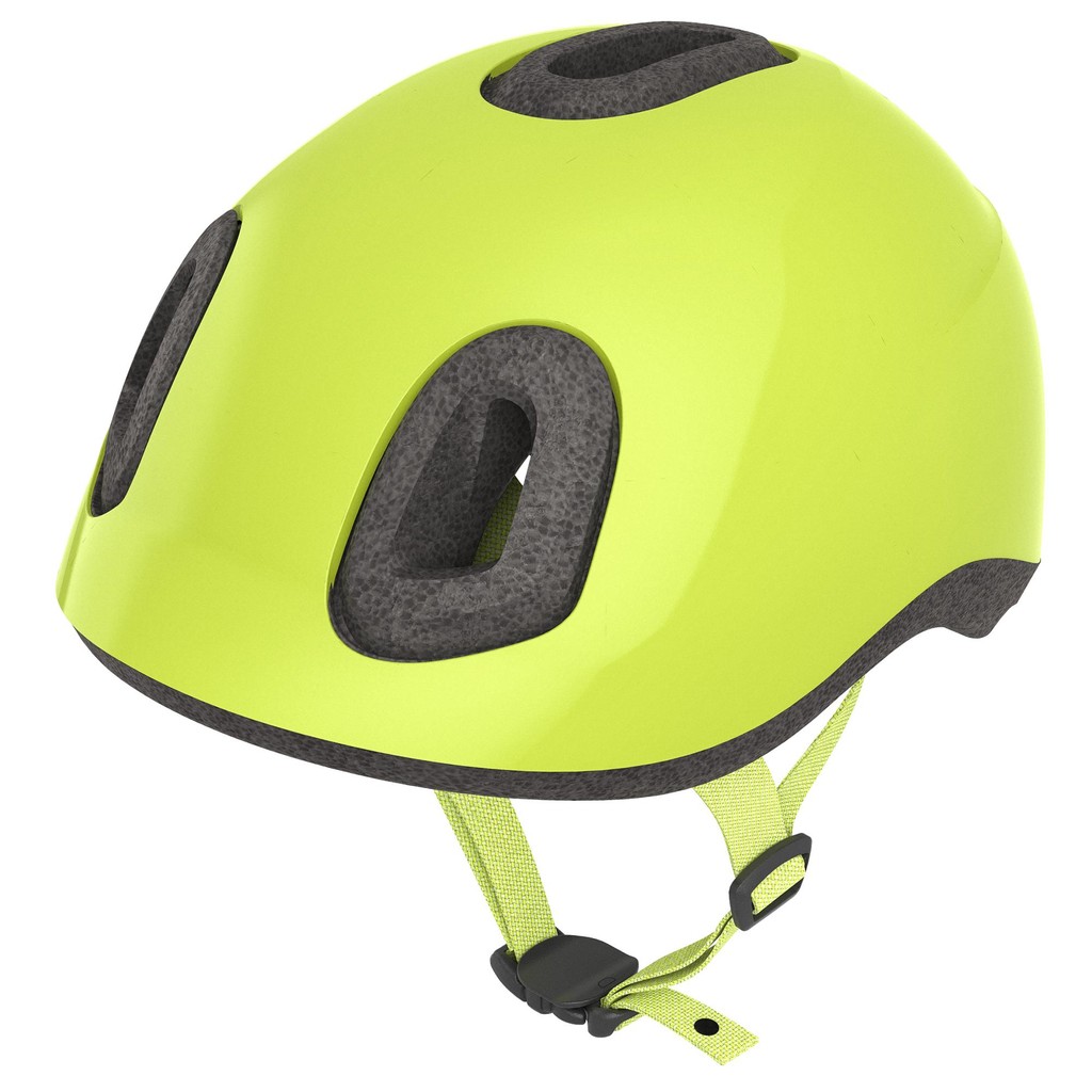 หมวกกันน็อคจักรยานสำหรับเด็กรุ่น 500 - เหลืองกรดสะท้อนแสง | Baby Cycling Helmet 500 - Neon - Fluo Ac