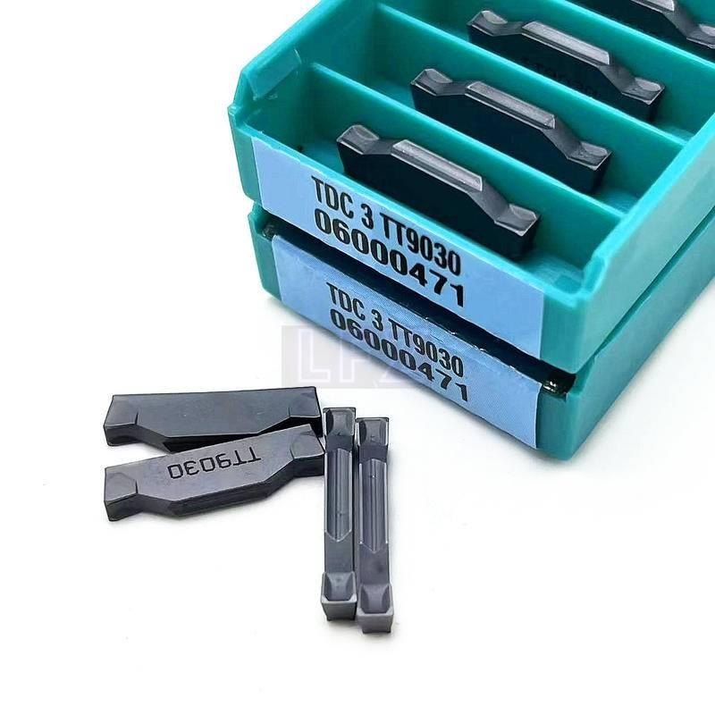 เม็ดมีดกลึงคาร์ไบด์ TDC2 TDC3 TDC4 TT9030 TT9080 TDC 2 3 4 TT 9030 9080 CNC สําหรับเหล็ก สเตนเลส 10 
